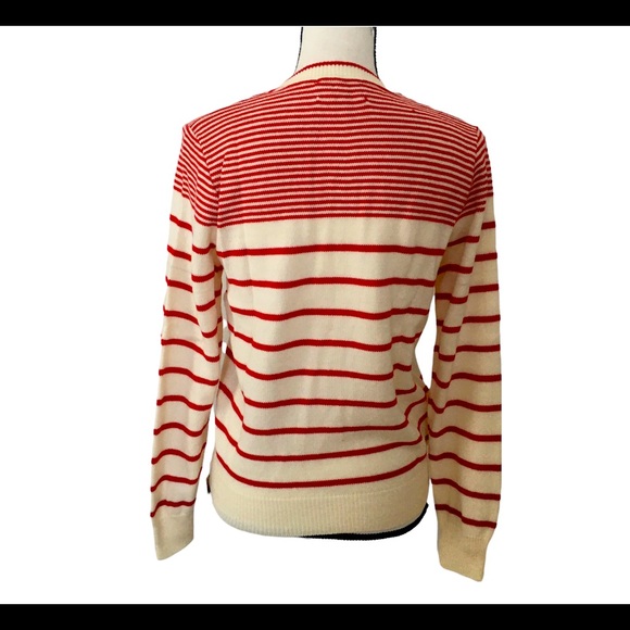 vintage It’s pure Gould sweater made In America size M red & white - Picture 2 of 8